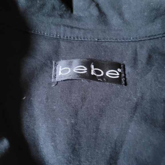 RARE y2k bebe western pearl snap wiggle dress rockabilly pinup - Picture 3 of 4